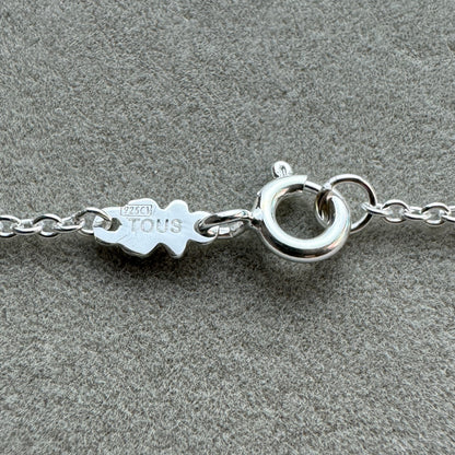 Collar Tous Oso Negro Ónix 45 cm (Ajustable A 40 cm)