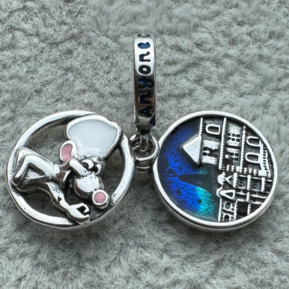 Charm Colgante Doble Remy Ratatouille