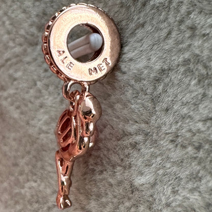Charm Flamingo Oro Rosa