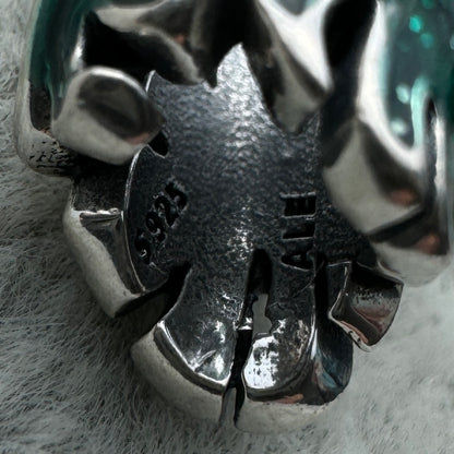 Charm Hoja De Monstera Verde