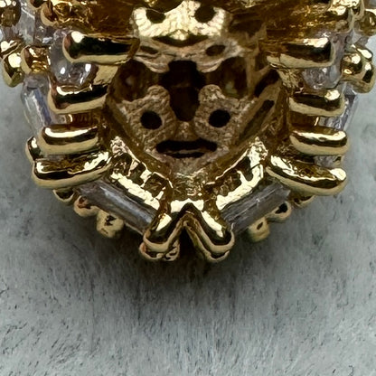 Charm Corazón Brillante Dorado
