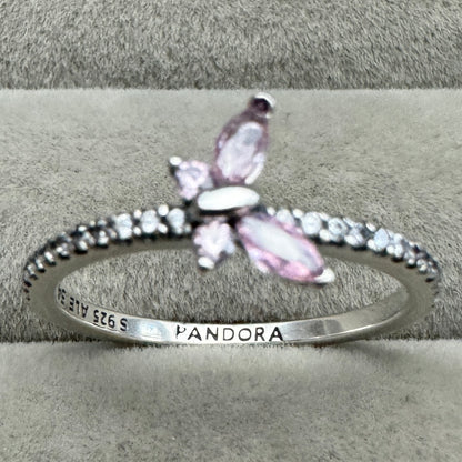 Anillo Mariposa Rosa
