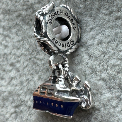 Charm Colgante Doble Crucero Y Ancla Mickey Disney