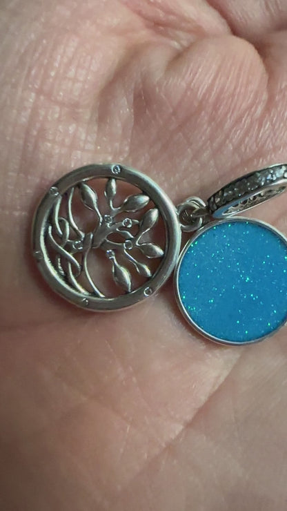Charm Colgante Árbol Del Infinito Que Brilla En La Oscuridad Pandora Video Donde Brilla En La Oscuridad
