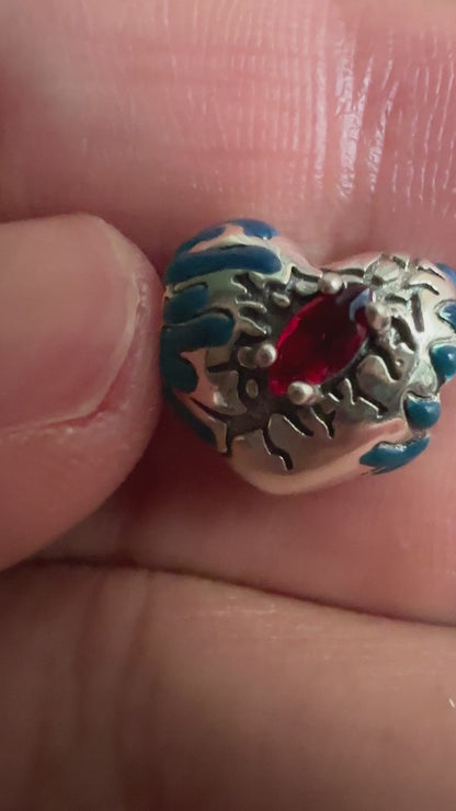 Charm Corazón Que Brilla En La Oscuridad Stranger Things Pandora 5